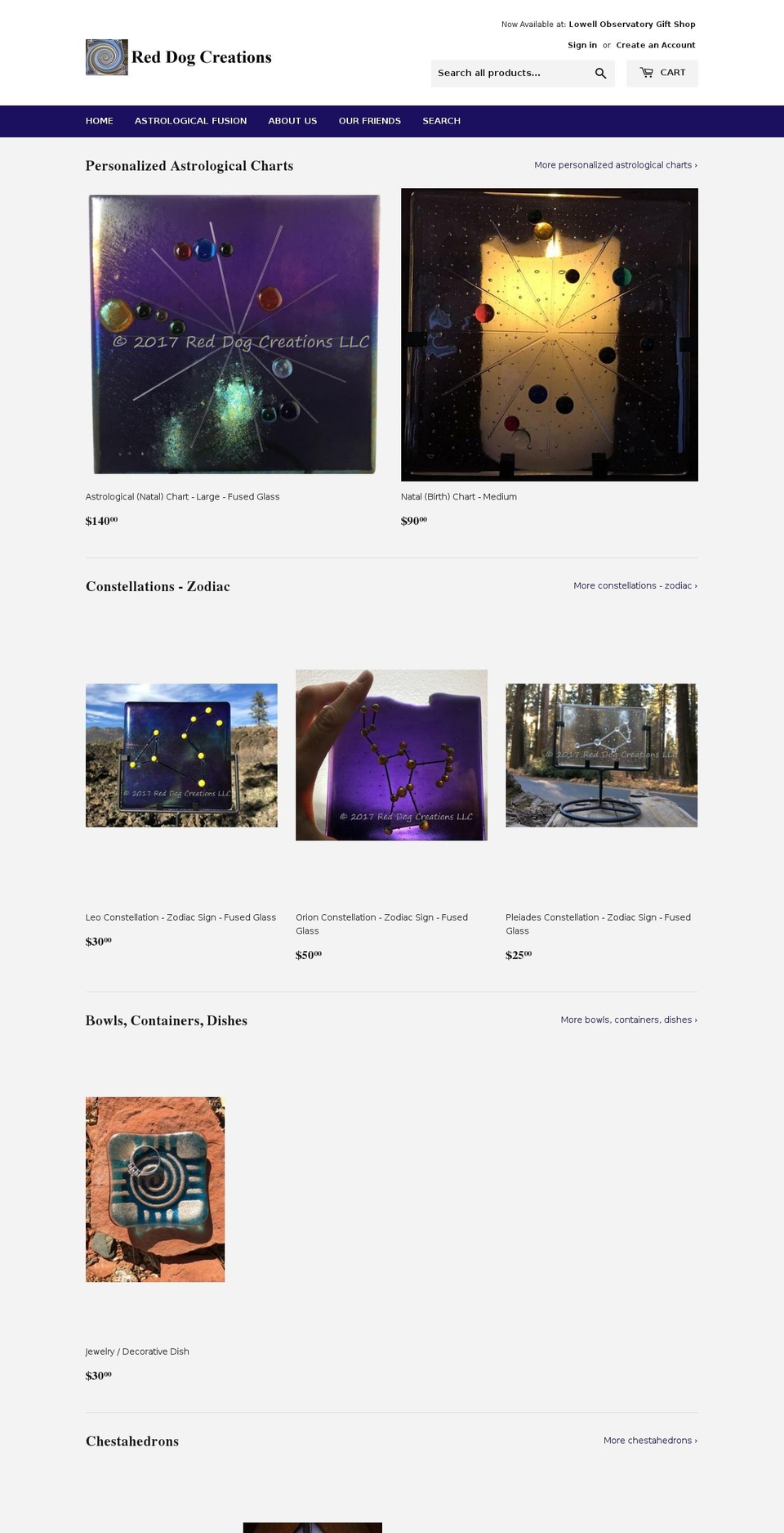 reddogcreationsllc.com — Shopify storefront screenshot