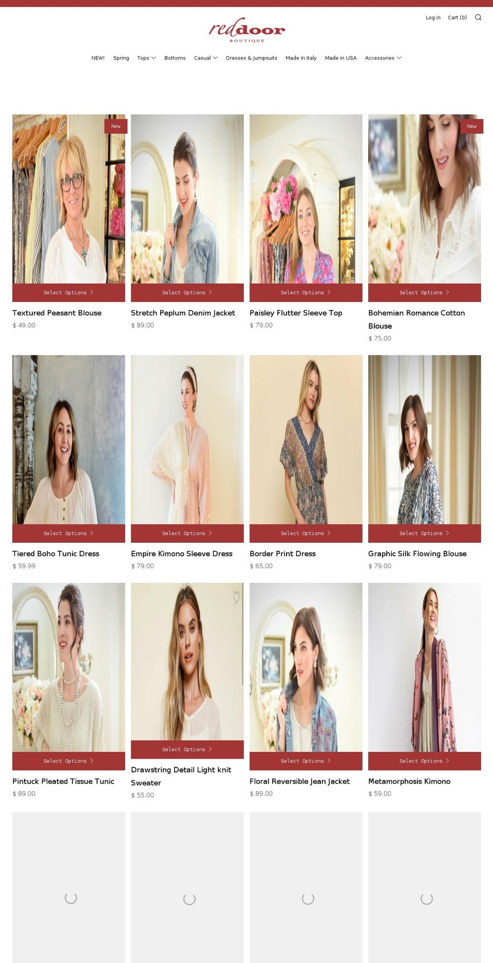 reddoorstyle.com shopify website screenshot