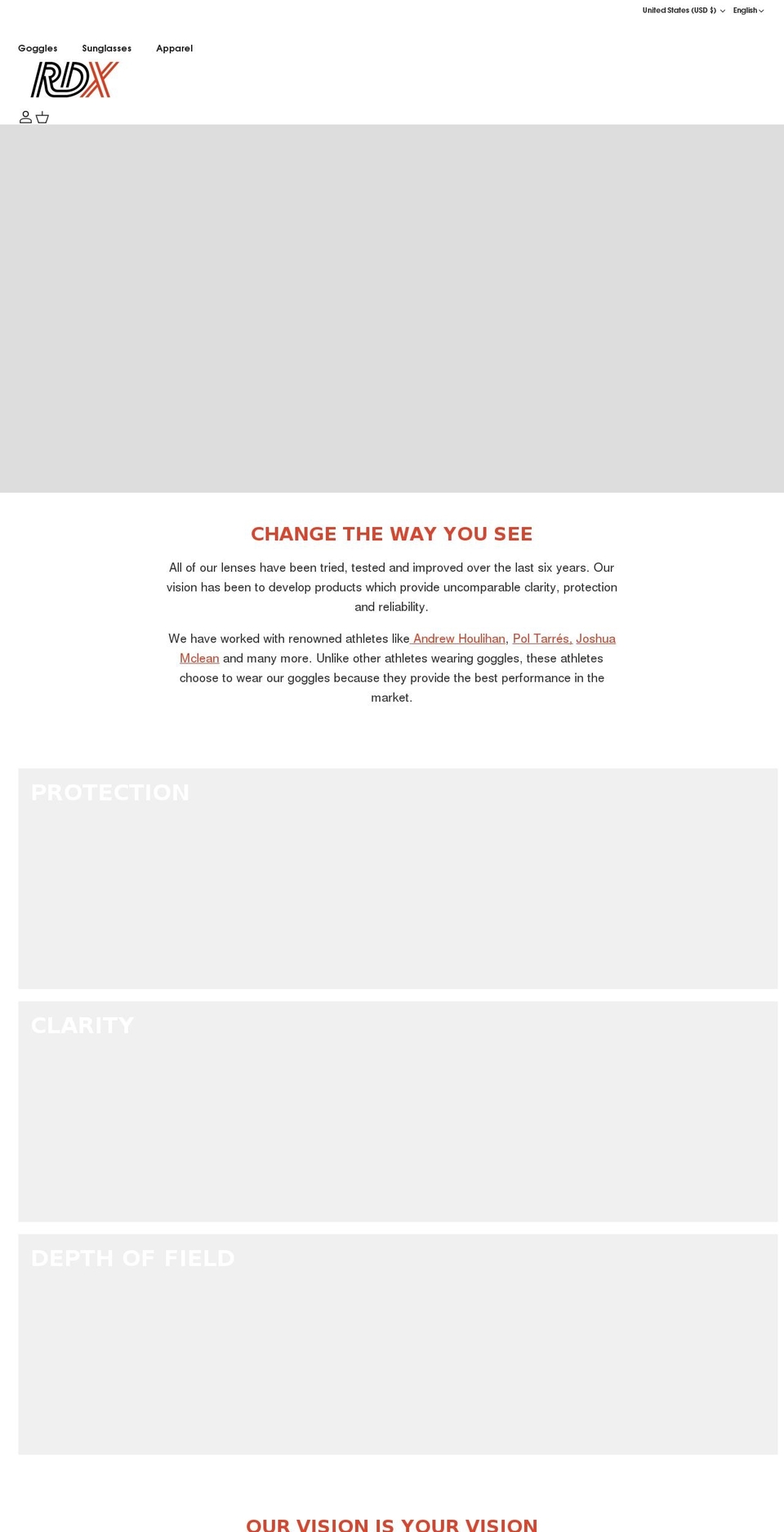 reddotextreme.com.au shopify website screenshot