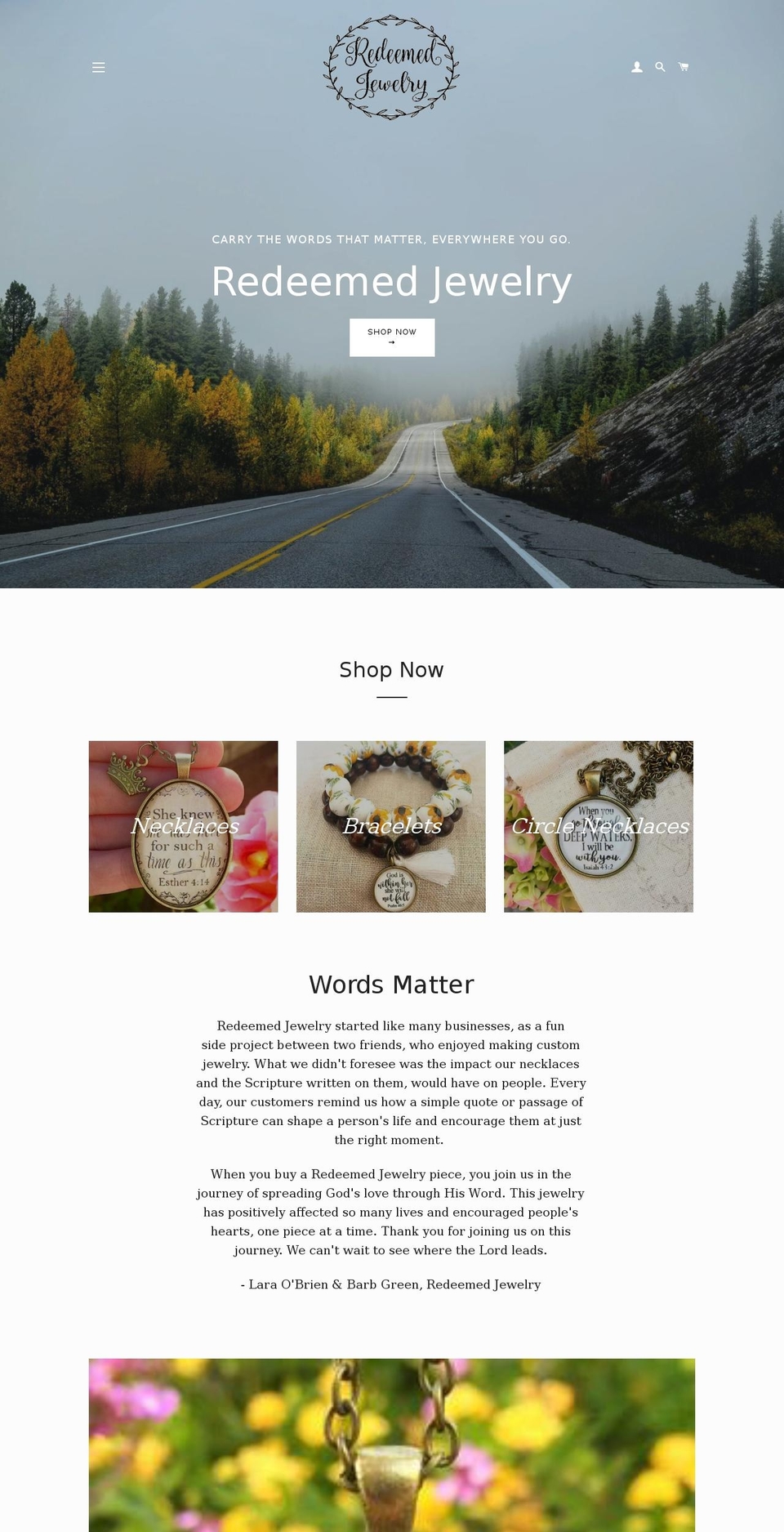 BFCM Shopify theme site example redeemedjewelry.com