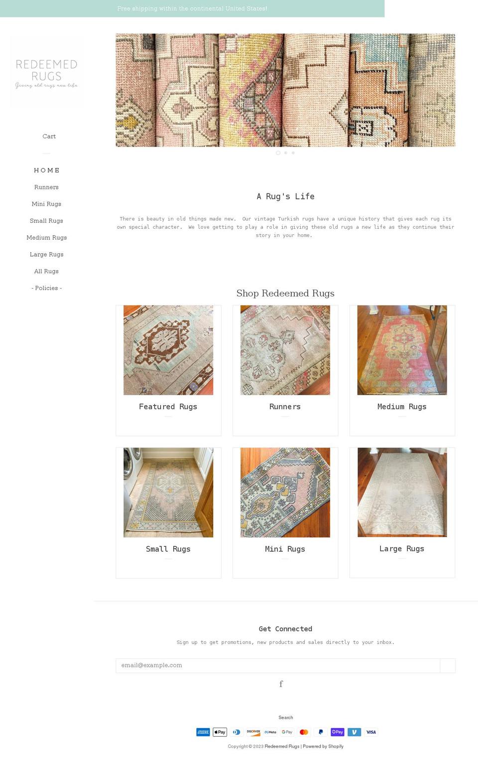 redeemedrugs.com shopify website screenshot