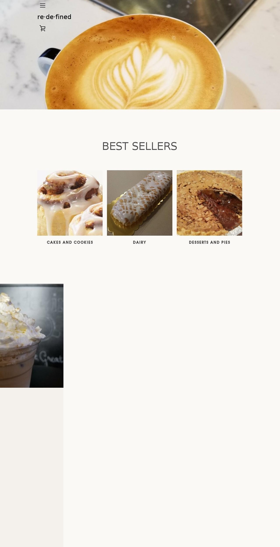 redefined.coffee shopify website screenshot