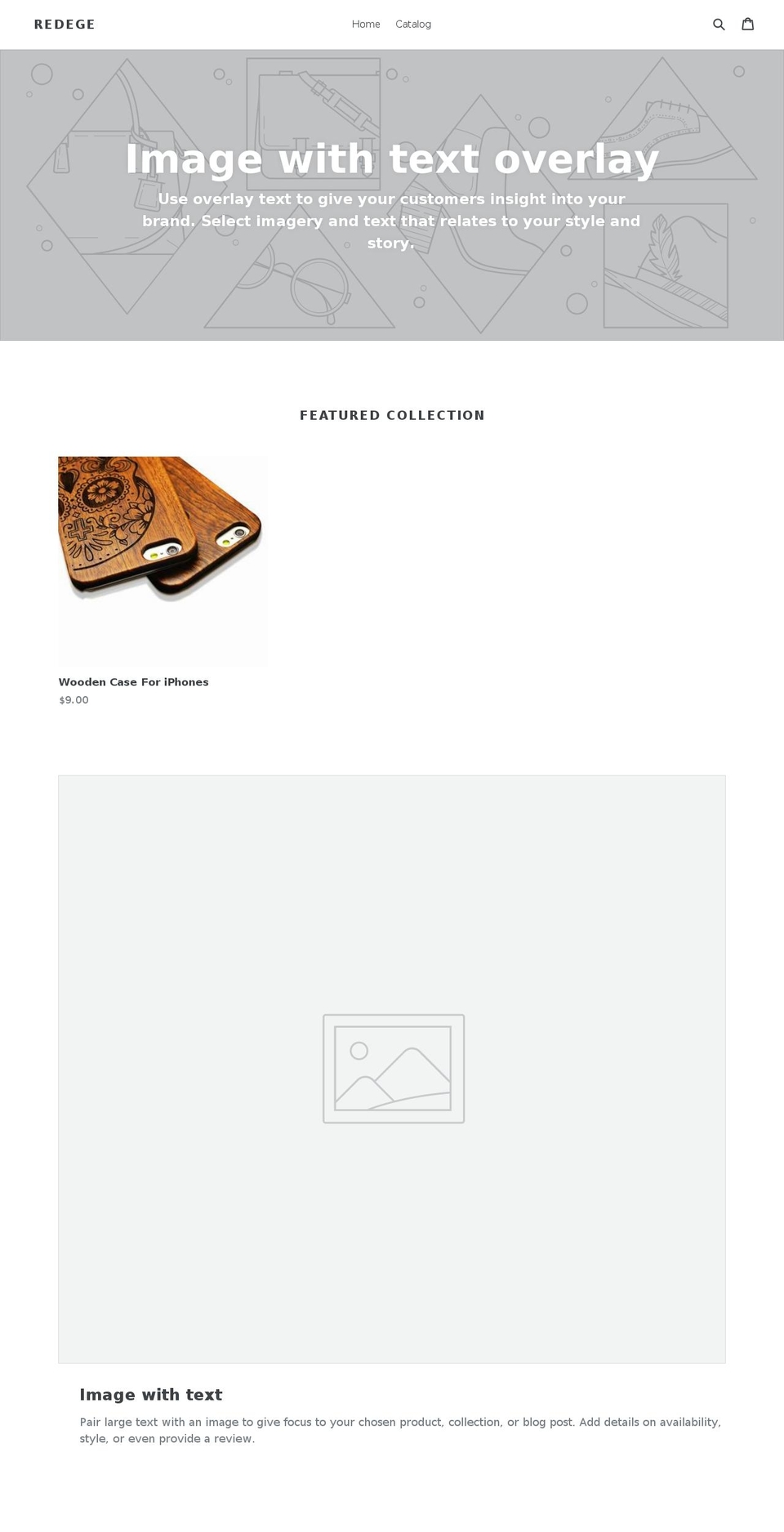 redege.com — Shopify storefront screenshot