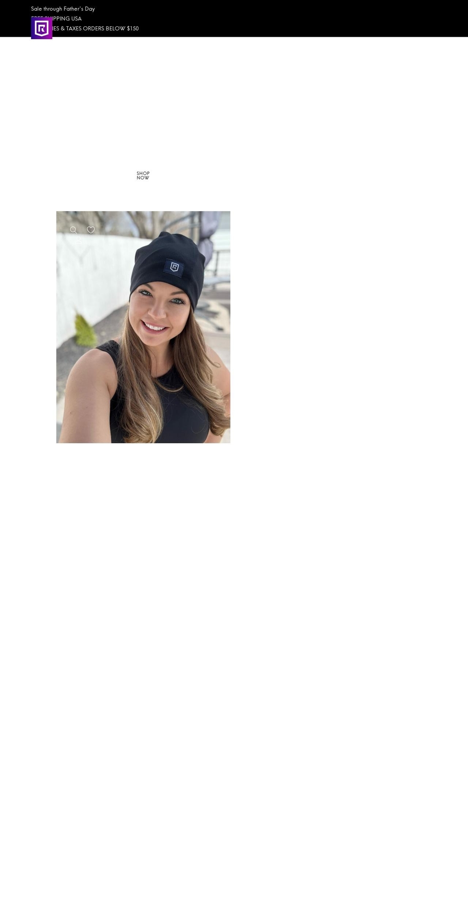 redemptionshield.com shopify website screenshot