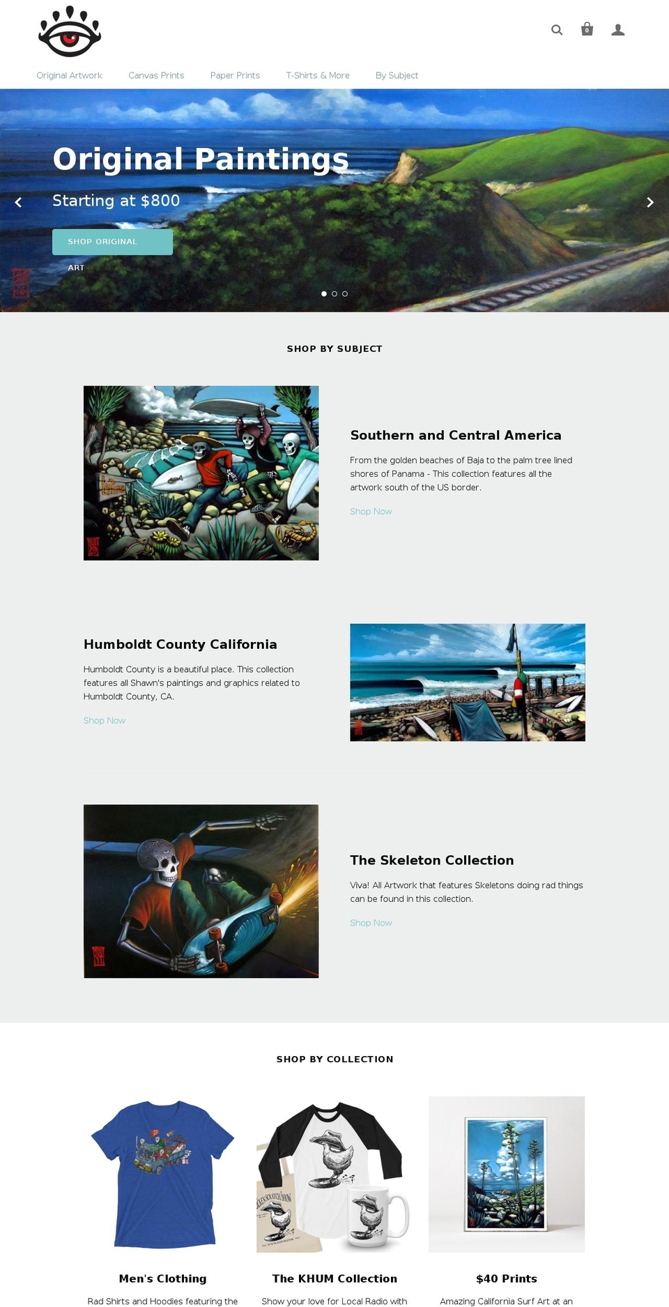 redeyelaboratories.com — Shopify storefront screenshot