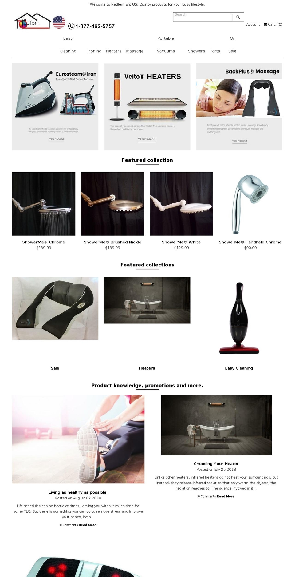 redferninc.com — Shopify storefront screenshot
