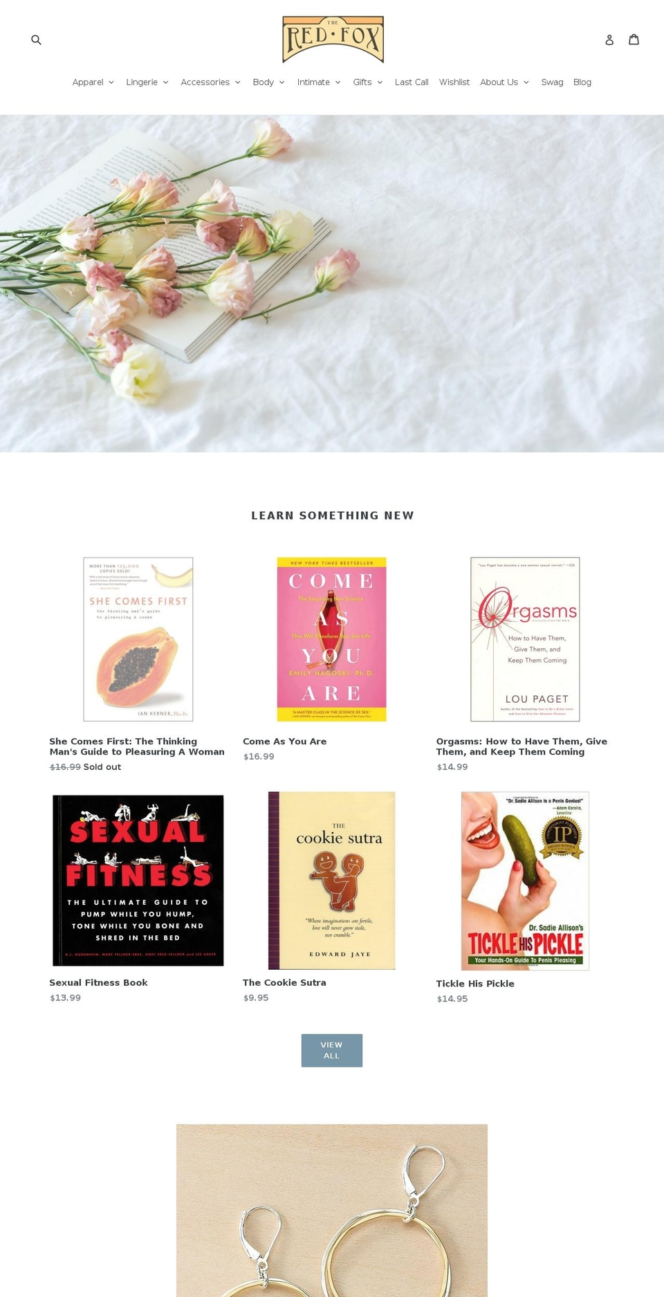 redfoxromance.com — Shopify storefront screenshot