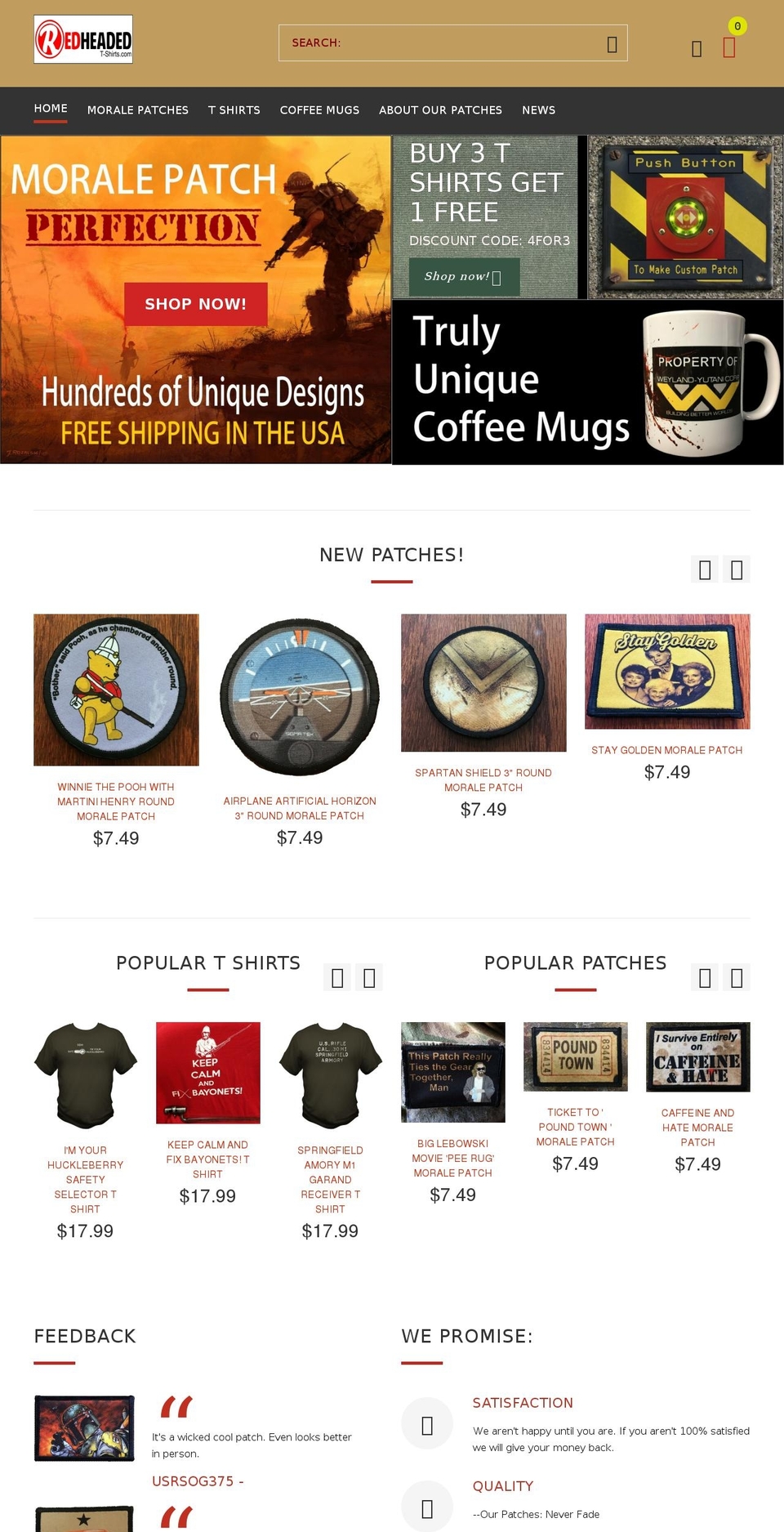 yourstore-v2-1-4 Shopify theme site example redheadedtshirts.com