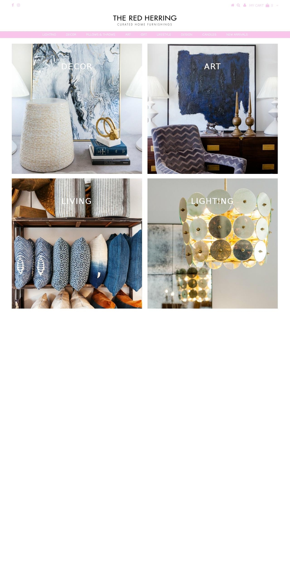 redherringhome.com — Shopify storefront screenshot