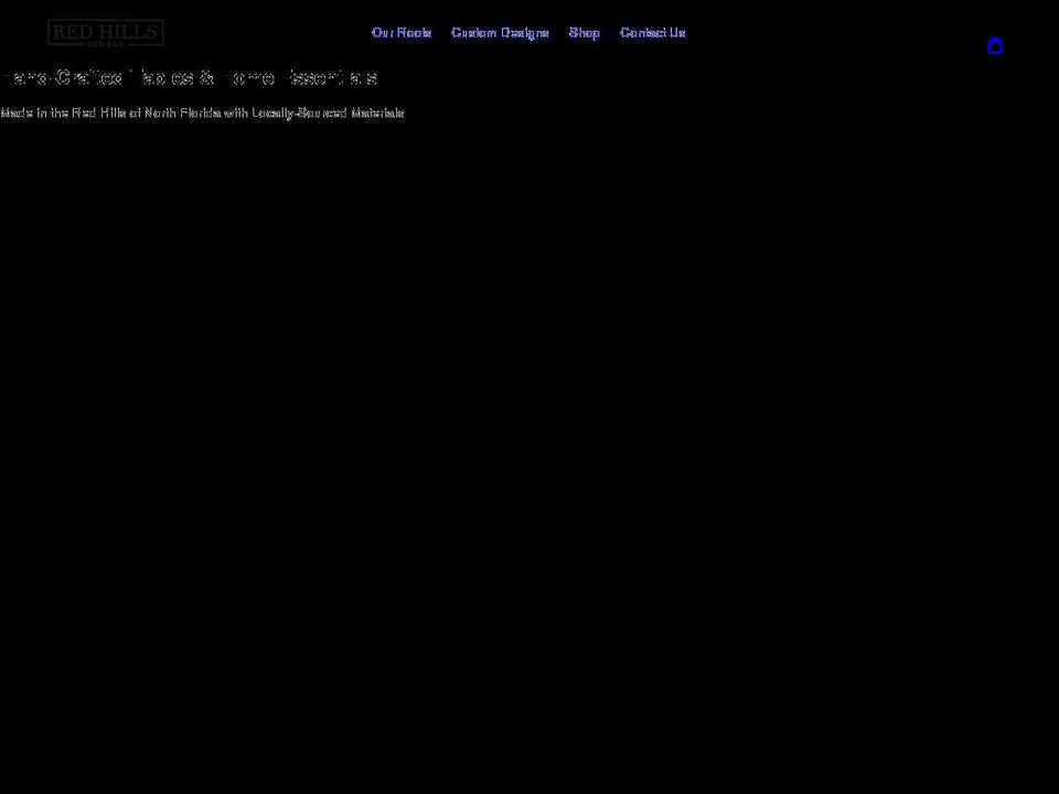 redhillsdesigns.com shopify website screenshot