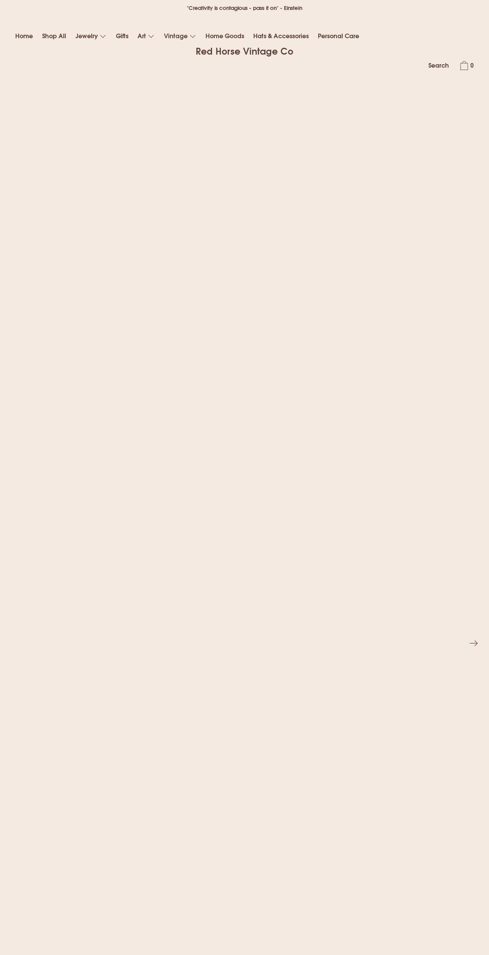 redhorsevintageco.com shopify website screenshot