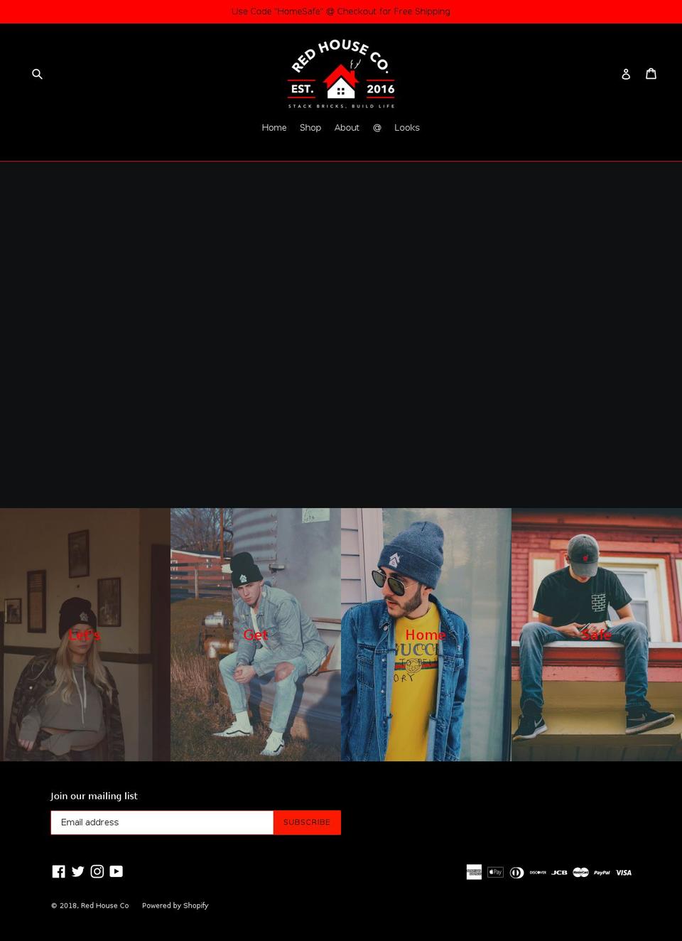 redhouseco.com shopify website screenshot