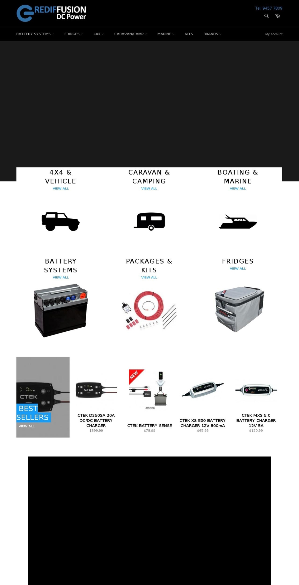 rediffusiondcpower.com — Shopify storefront screenshot