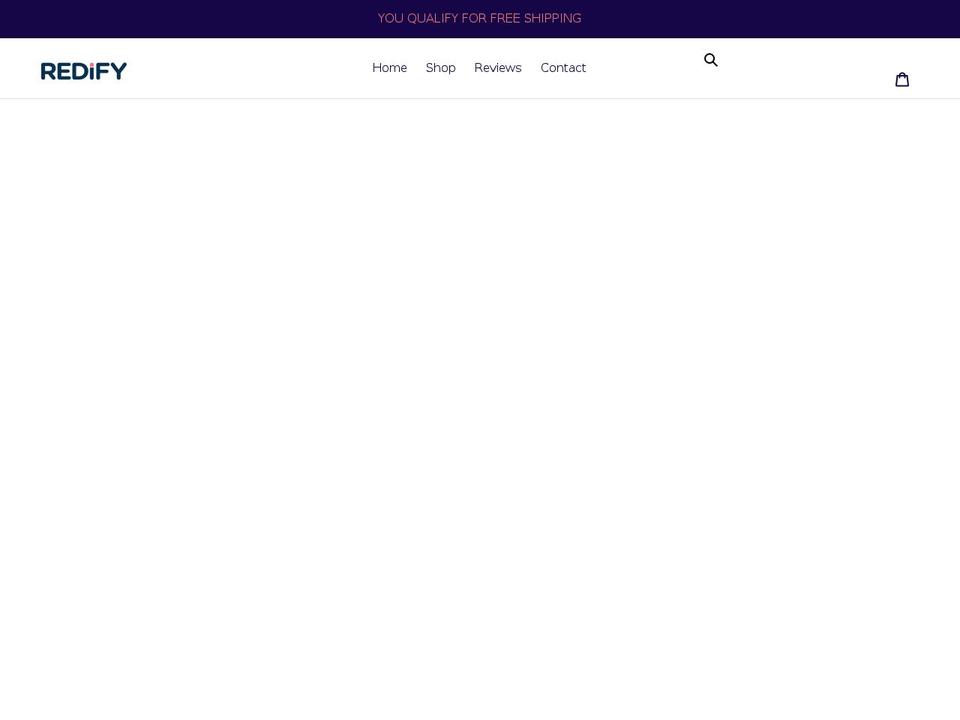redifyhealth.com shopify website screenshot