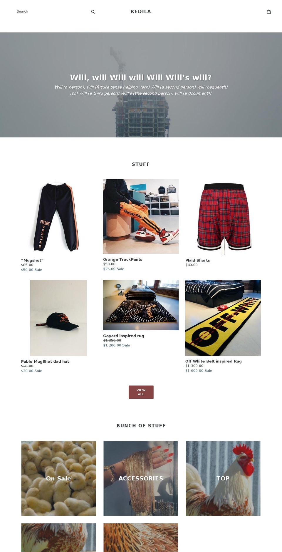 redila.net shopify website screenshot