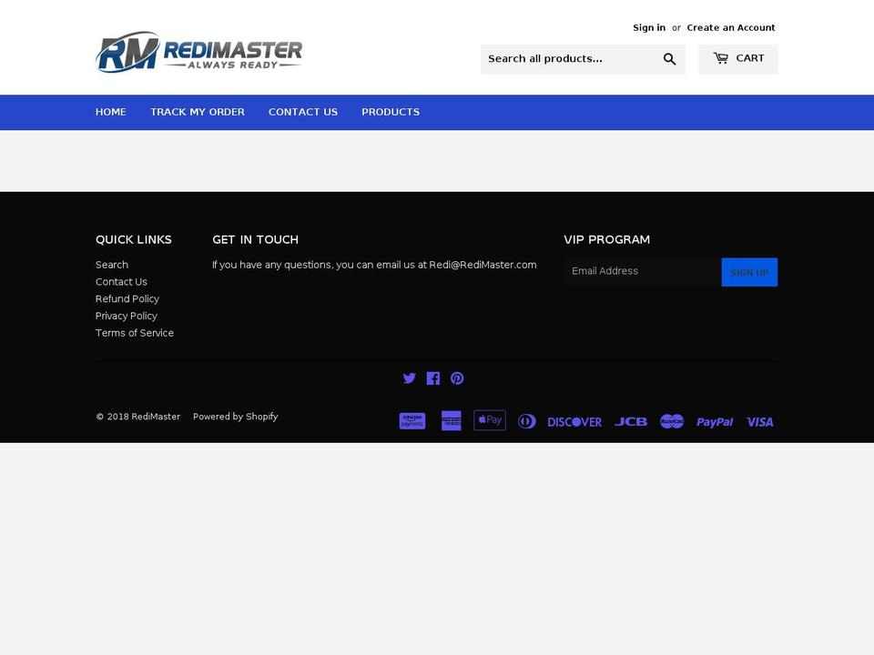 redimaster.com — Shopify storefront screenshot
