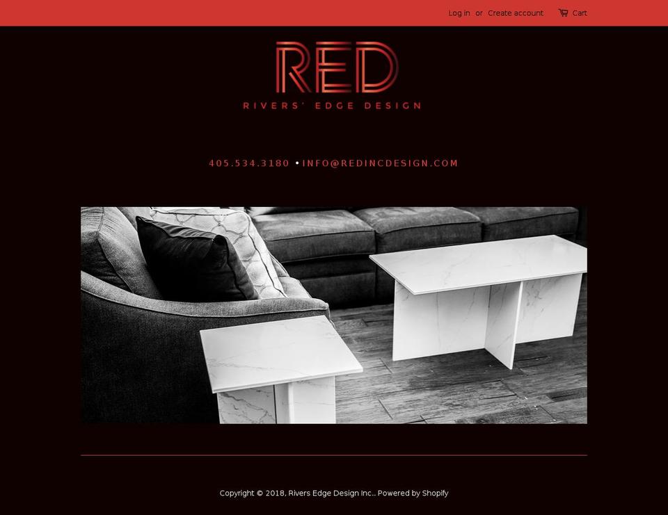 redincdesign.com — Shopify storefront screenshot
