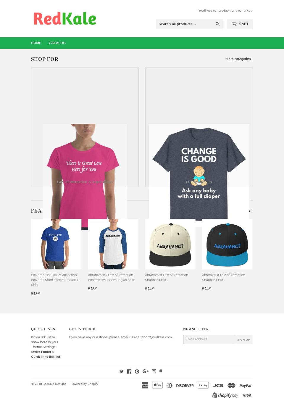 redkale.com — Shopify storefront screenshot