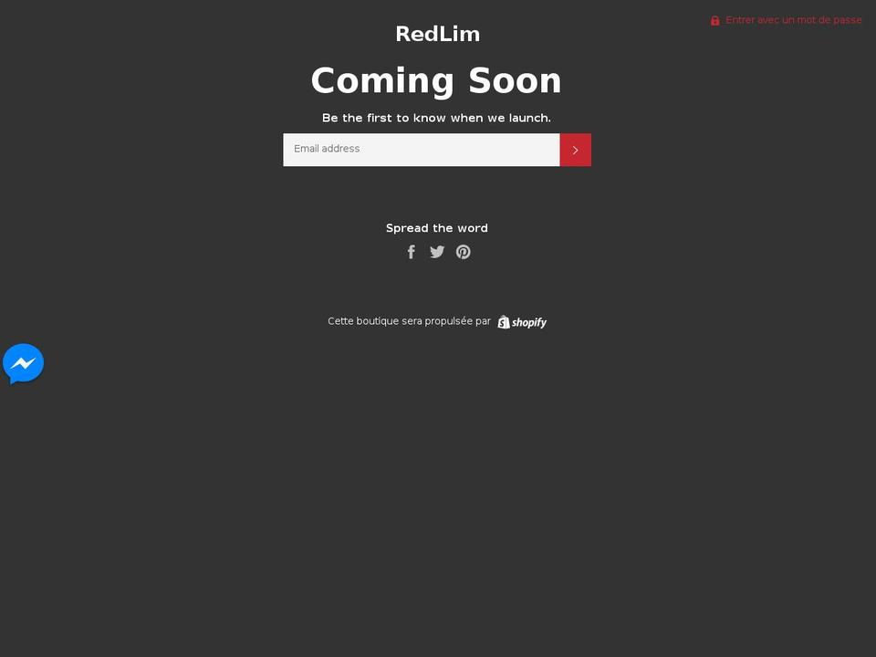 redlim.com — Shopify storefront screenshot