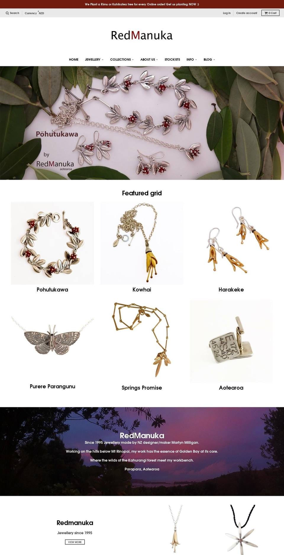 redmanuka.co.nz shopify website screenshot