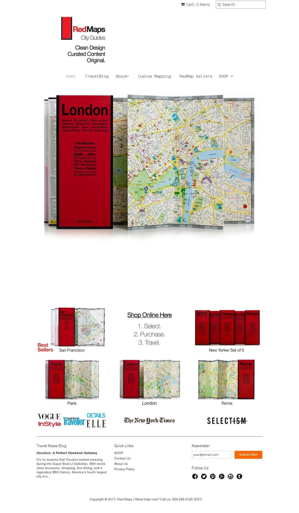 redmapguides.com shopify website screenshot