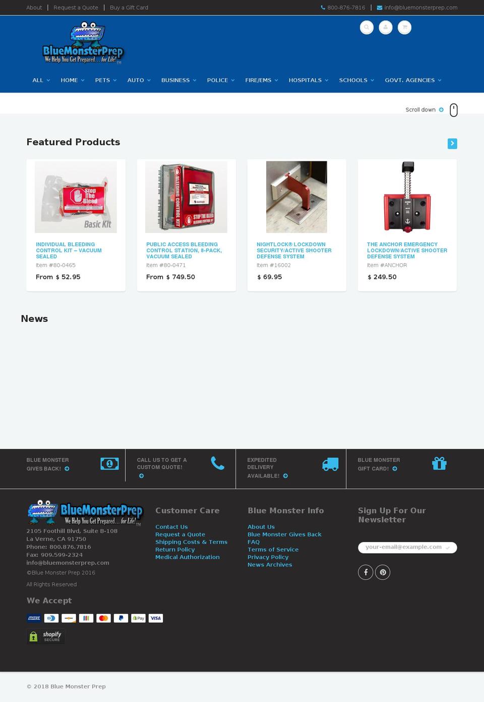 SeedCMS \/\/ ShowTime \/\/ Edits Shopify theme site example redmonsterprep.com