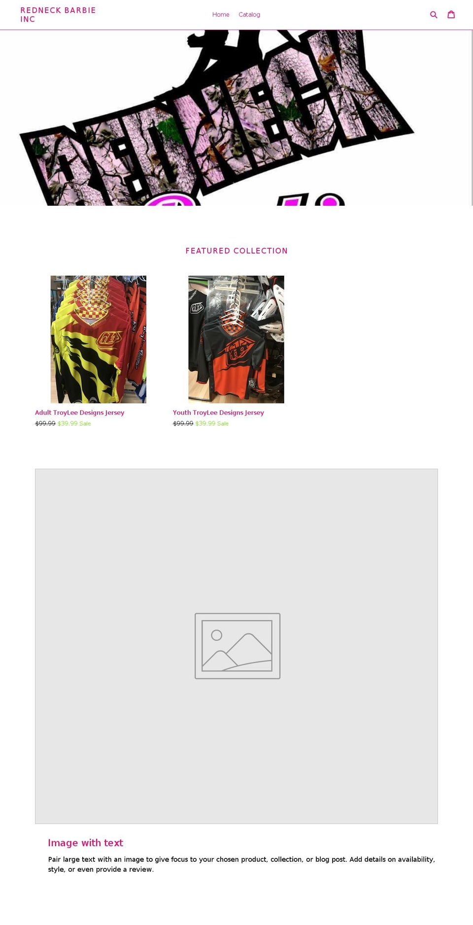 redneck-barbie-inc.com — Shopify storefront screenshot