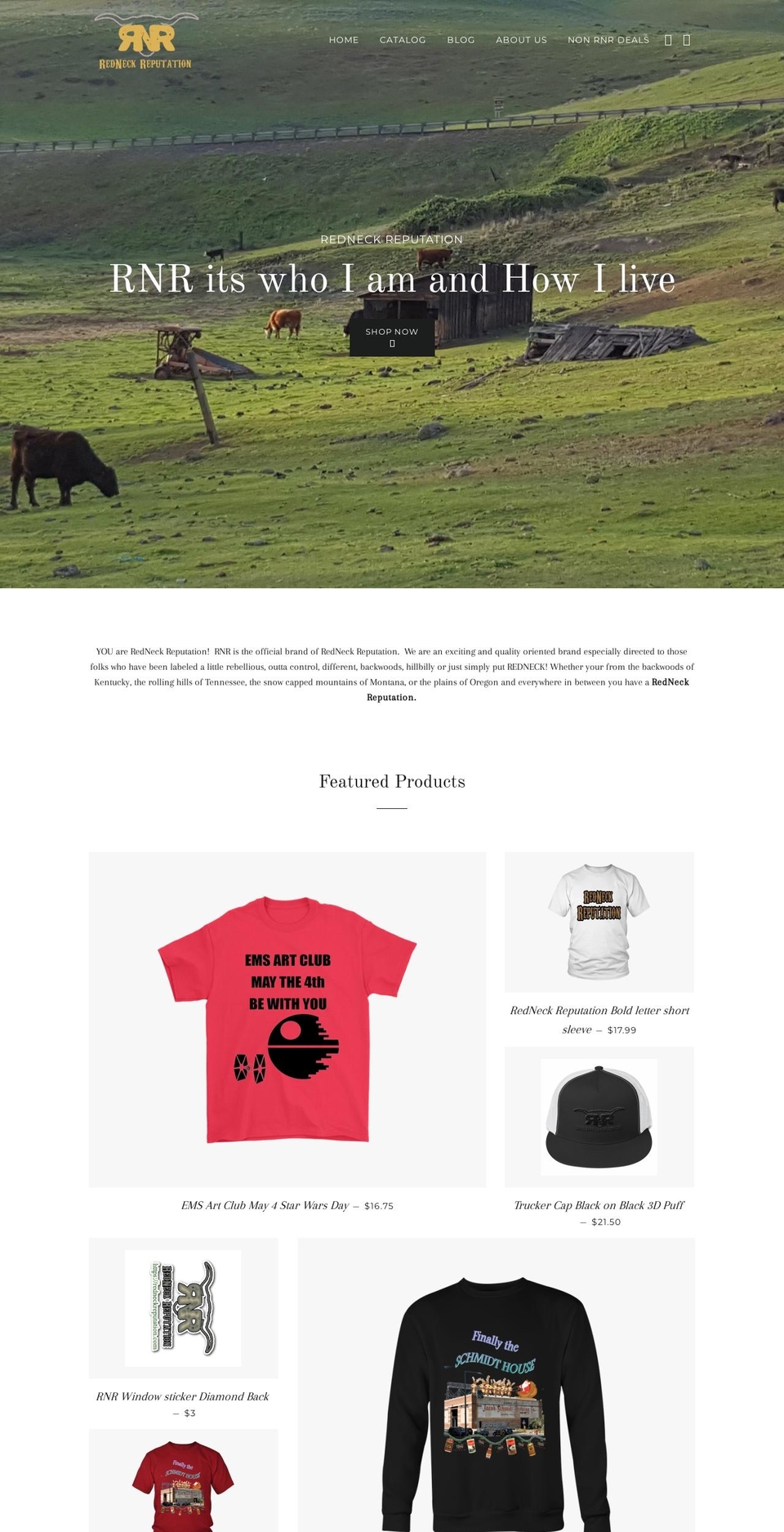 redneck-reputation.myshopify.com shopify website screenshot