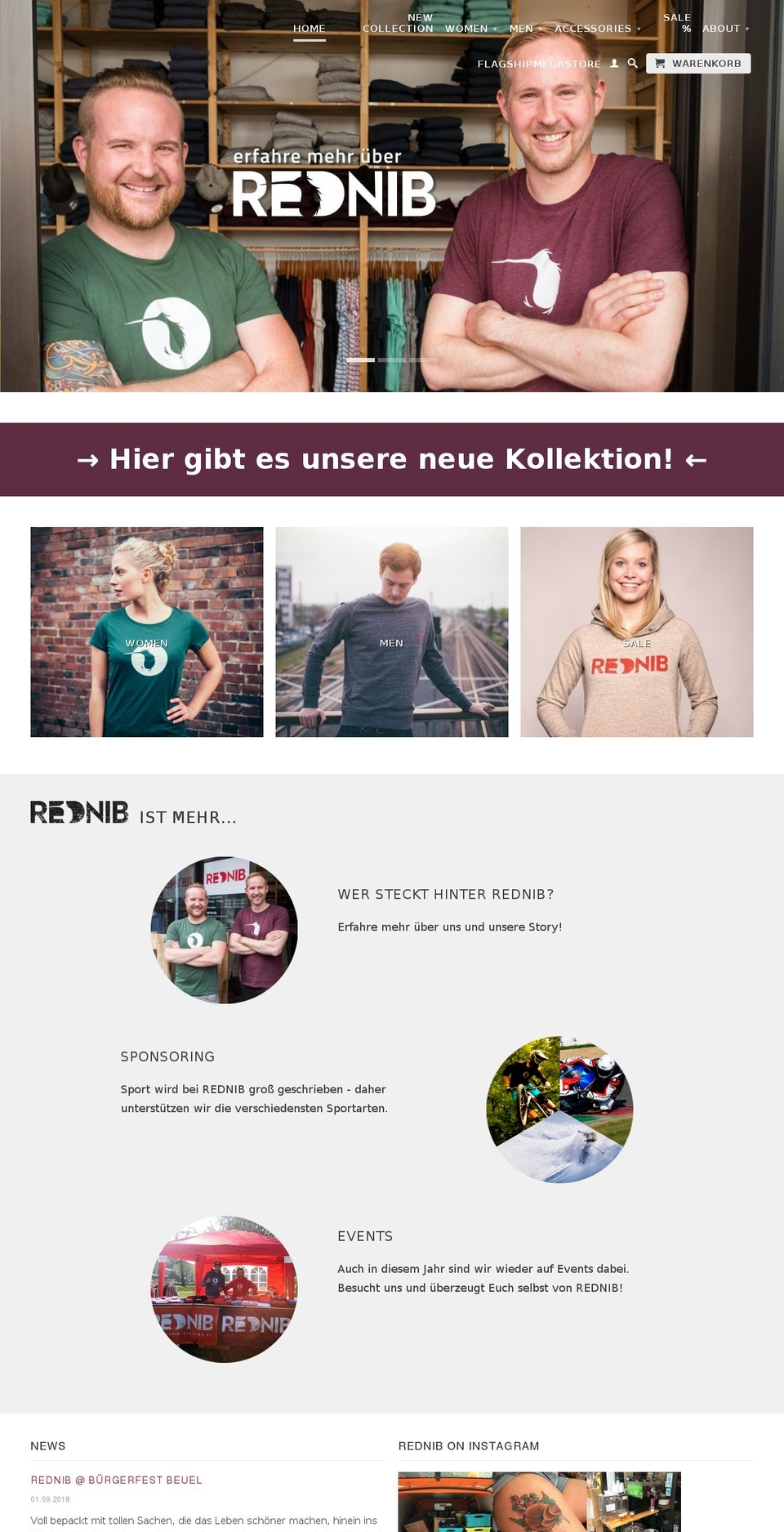 rednib-consulting.com — Shopify storefront screenshot