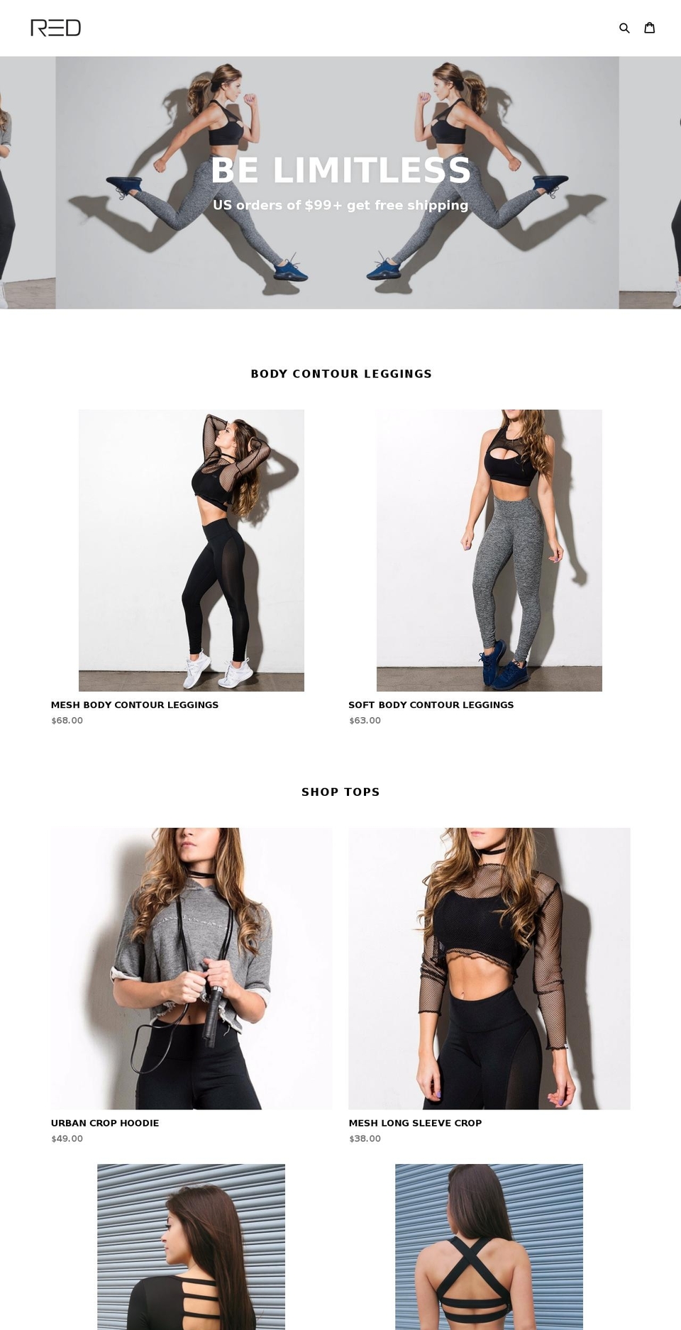 redoliveclothing.com shopify website screenshot