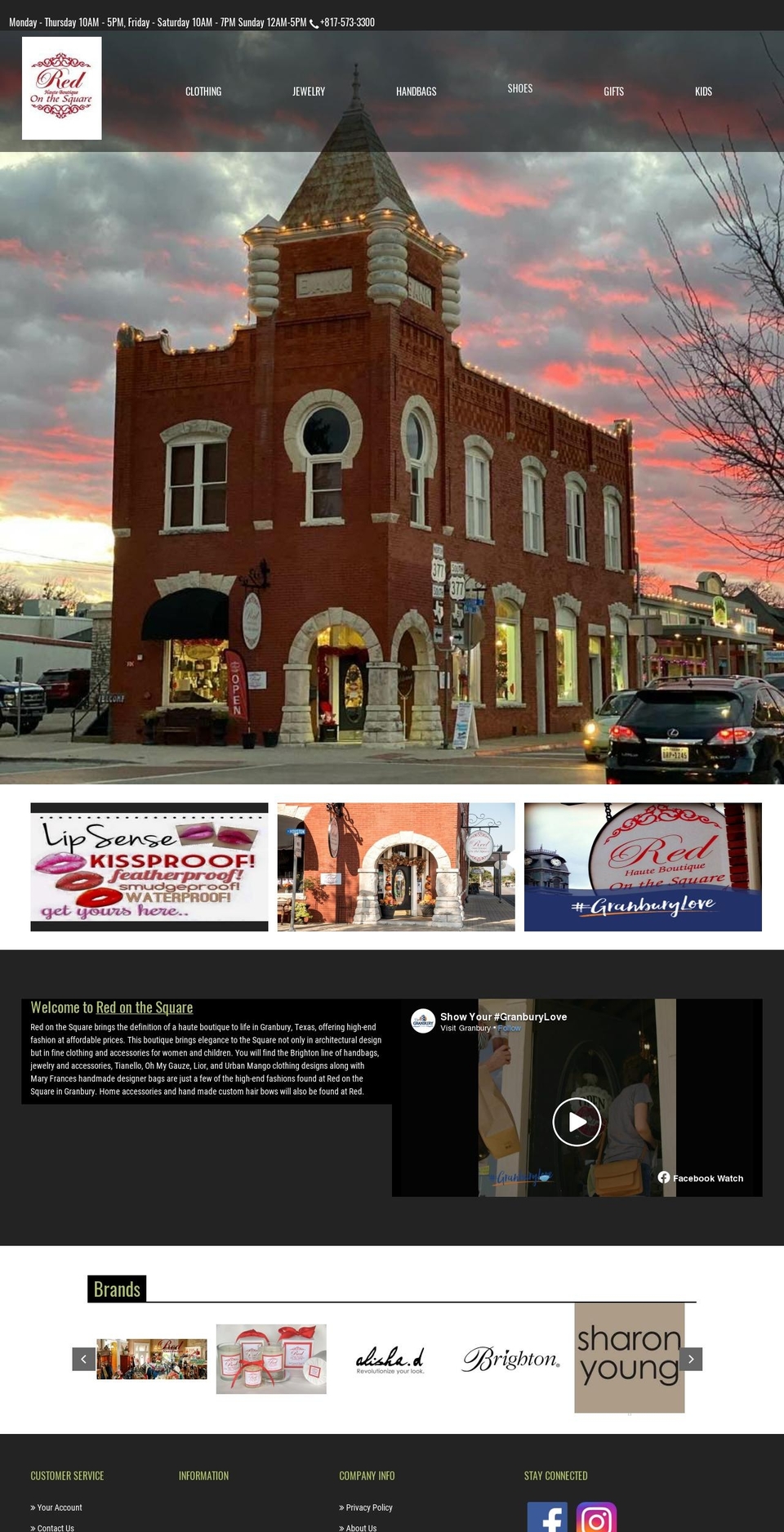 redonthesq.com — Shopify storefront screenshot