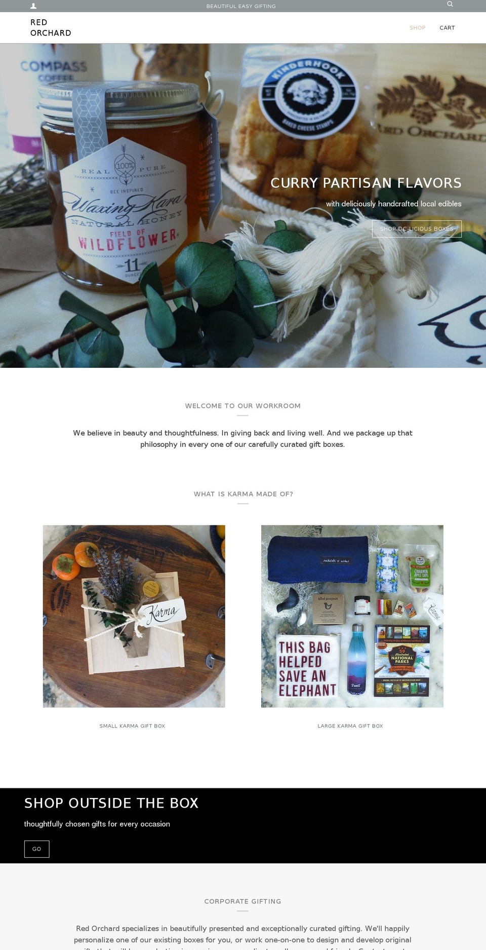 redorchard.com shopify website screenshot