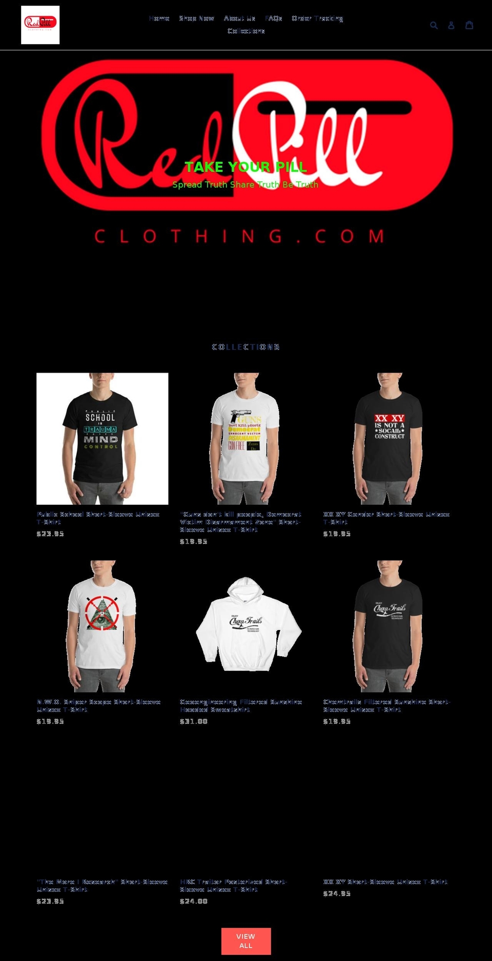 redpillclothing.com — Shopify storefront screenshot