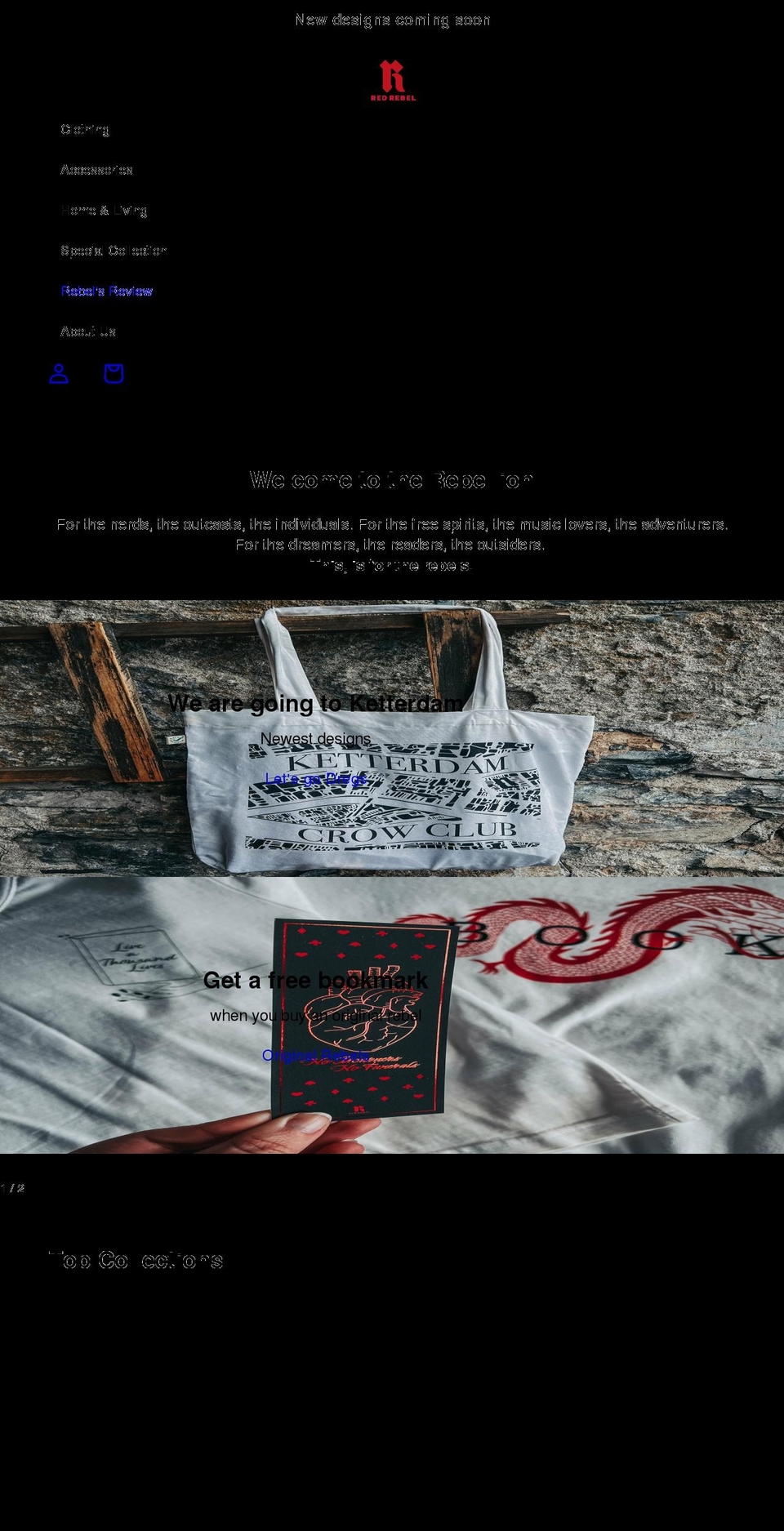 redrebeluk.com shopify website screenshot