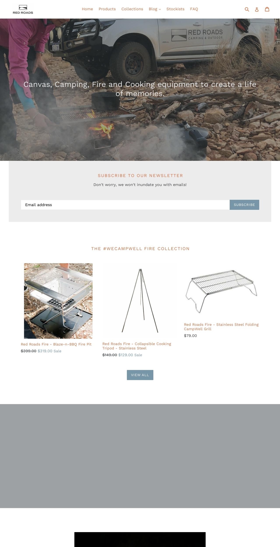 redroads.com.au shopify website screenshot