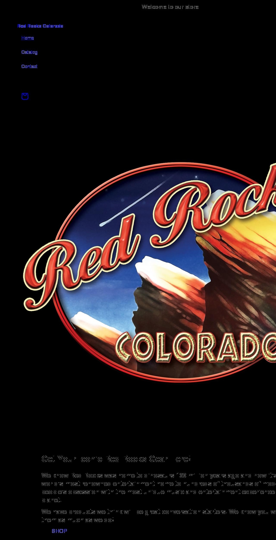 redrocksgear.com shopify website screenshot