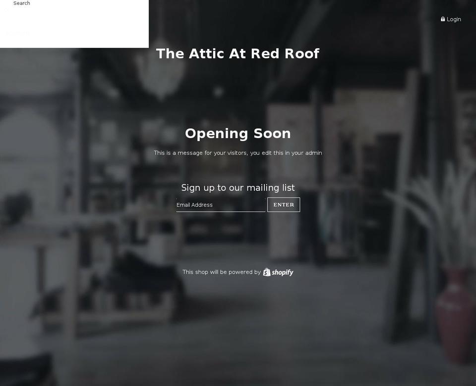 Local Shopify theme site example redroofmarketplace.com