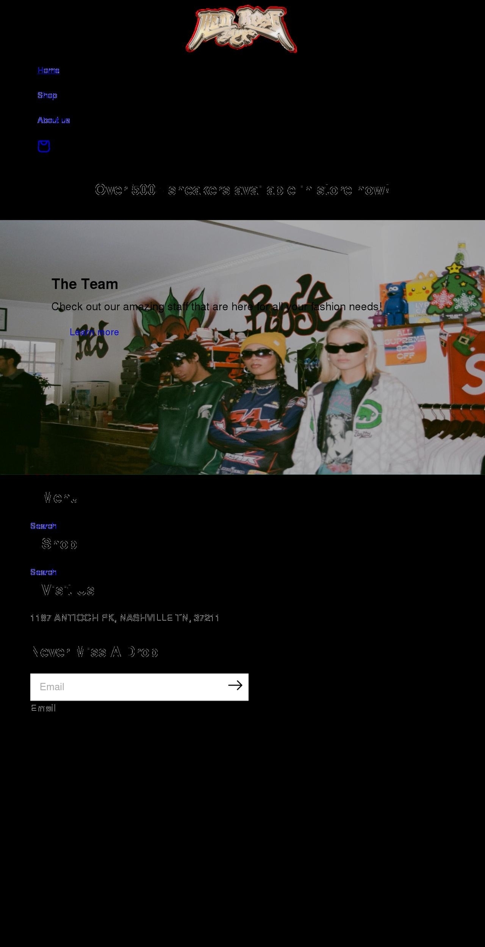 redrosehype.net shopify website screenshot