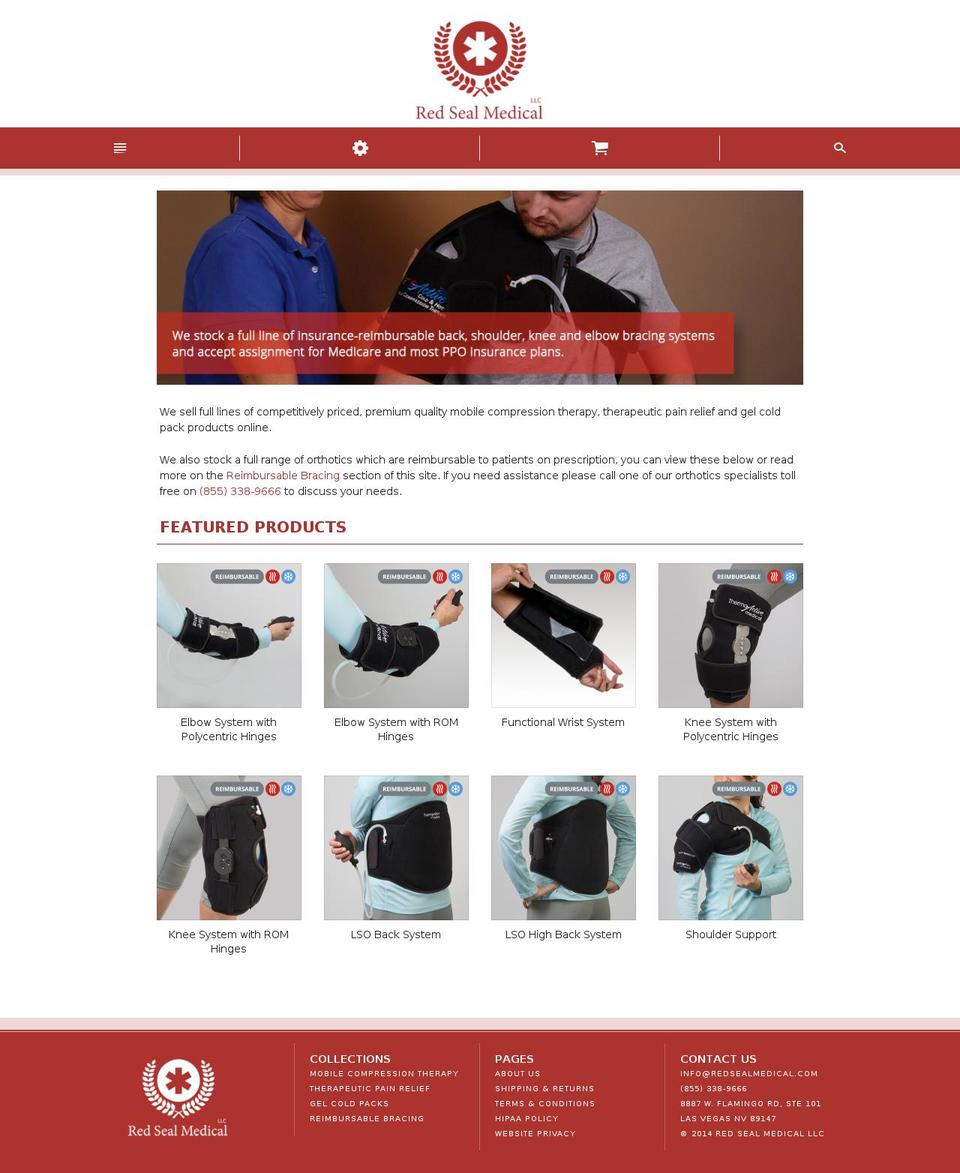 .:. GROWCO |+| CUSTOM .:. Shopify theme site example redseal-medical.biz