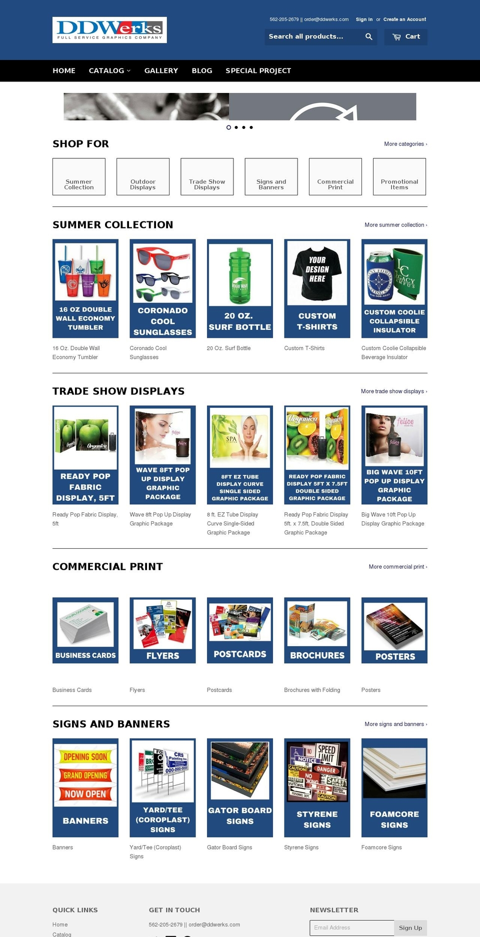 redshirtpromos.com shopify website screenshot