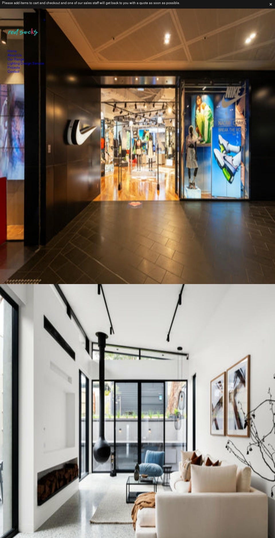 redsocksdesign.com shopify website screenshot