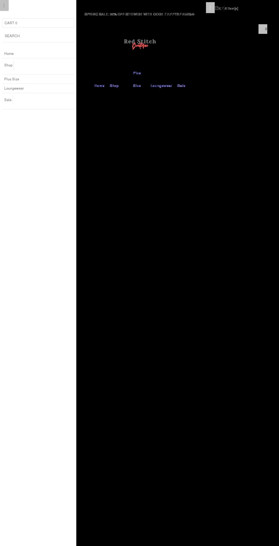redstitchboutique.com — Shopify storefront screenshot