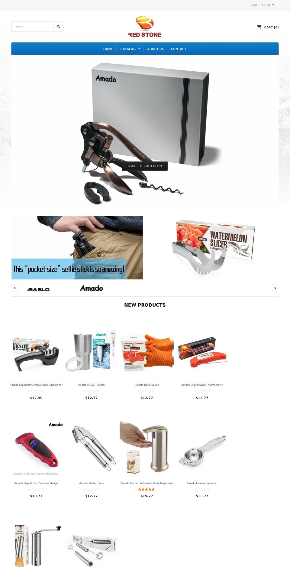 redstonedirect.net shopify website screenshot