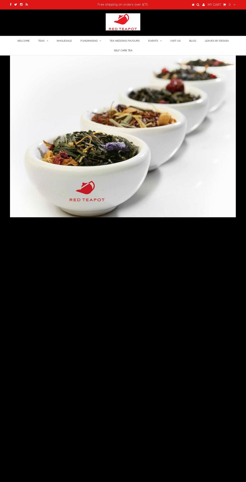 redteapot.ca shopify website screenshot