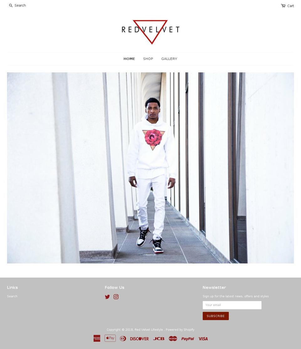 redvelvetlifestyle.com — Shopify storefront screenshot