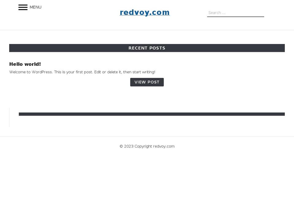 redvoy.com shopify website screenshot