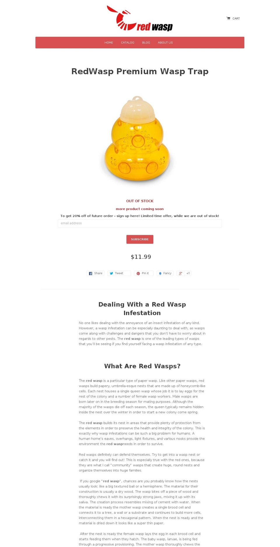 Copy of Solo Shopify theme site example redwasp.net