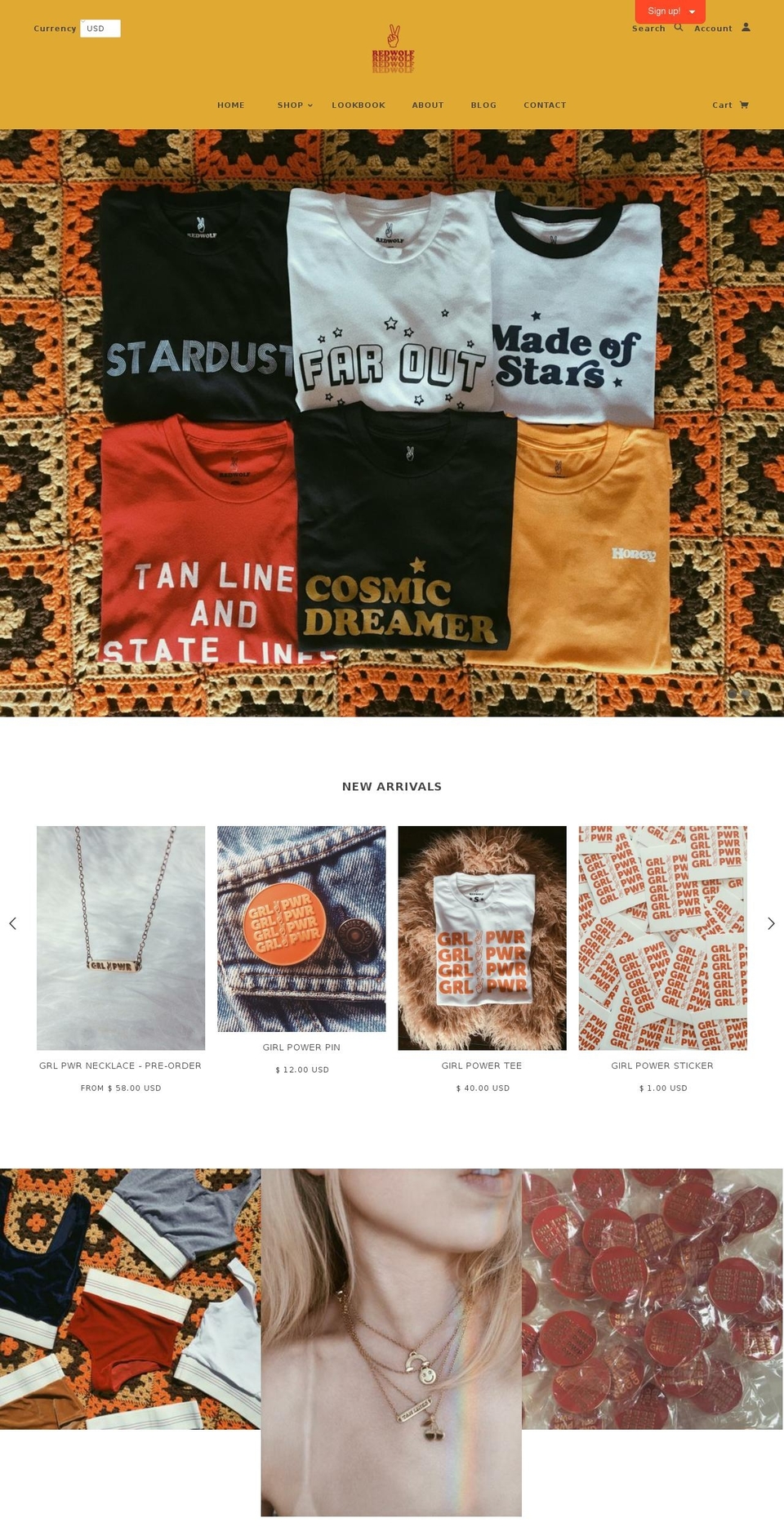 redwolfpdx.com shopify website screenshot