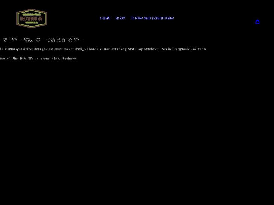 redwood45.com shopify website screenshot