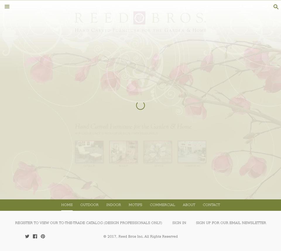 reedbrothersfurniture.com shopify website screenshot